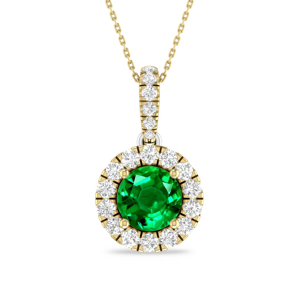 Yellow Gold/White Gold - Emerald