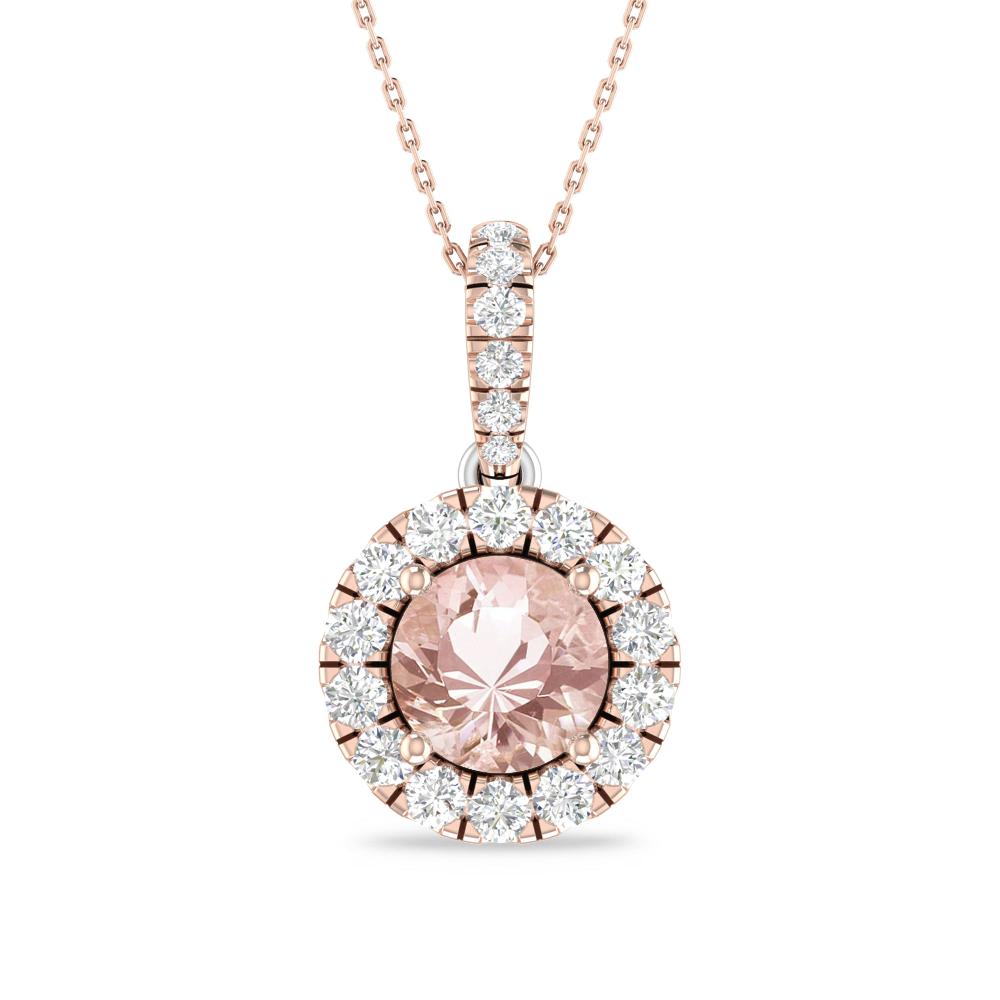 Rose Gold/White Gold - Morganite