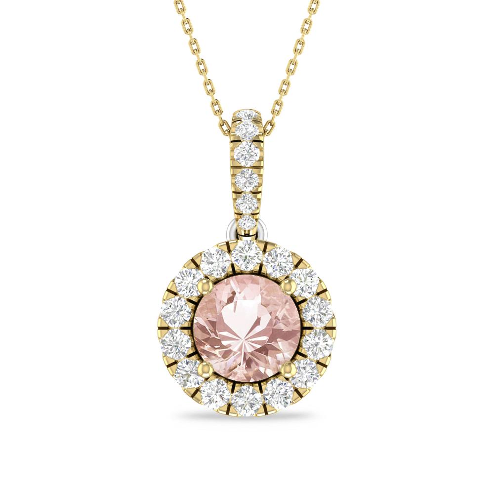 Yellow Gold/White Gold - Morganite