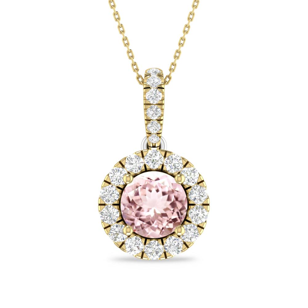 Yellow Gold/White Gold - Morganite