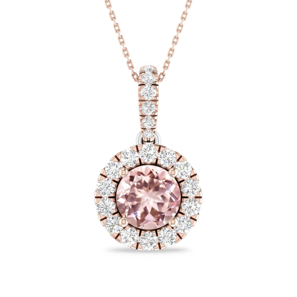 Rose Gold/White Gold - Morganite