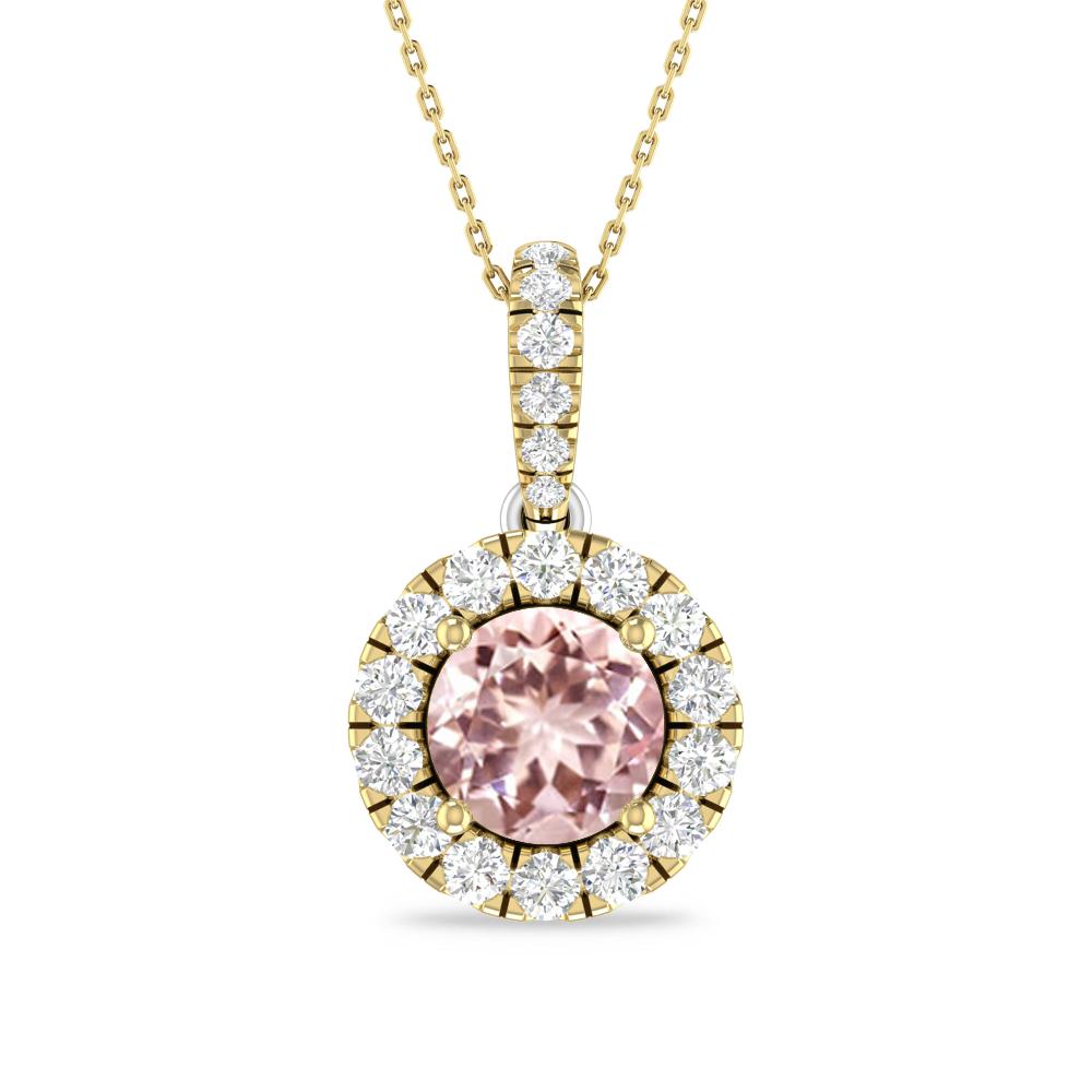 Yellow Gold/White Gold - Morganite