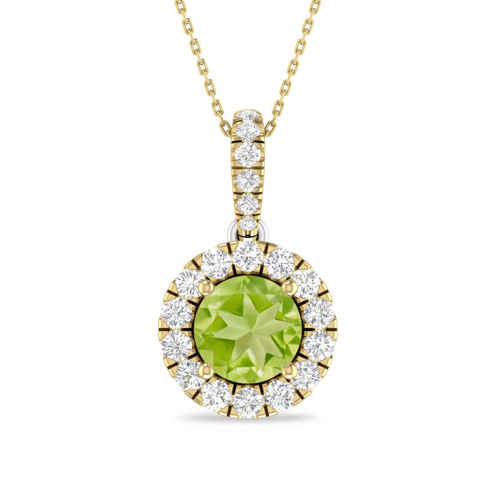 Yellow Gold/White Gold - Peridot
