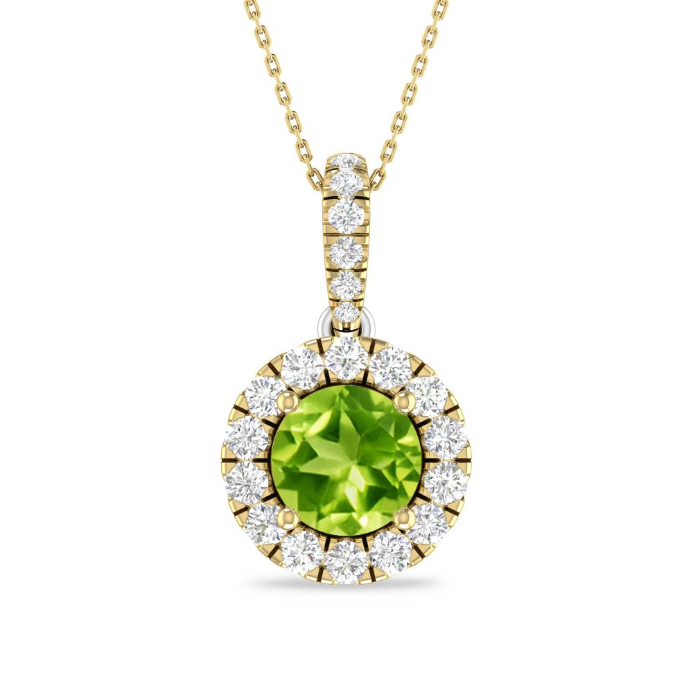 Yellow Gold/White Gold - Peridot