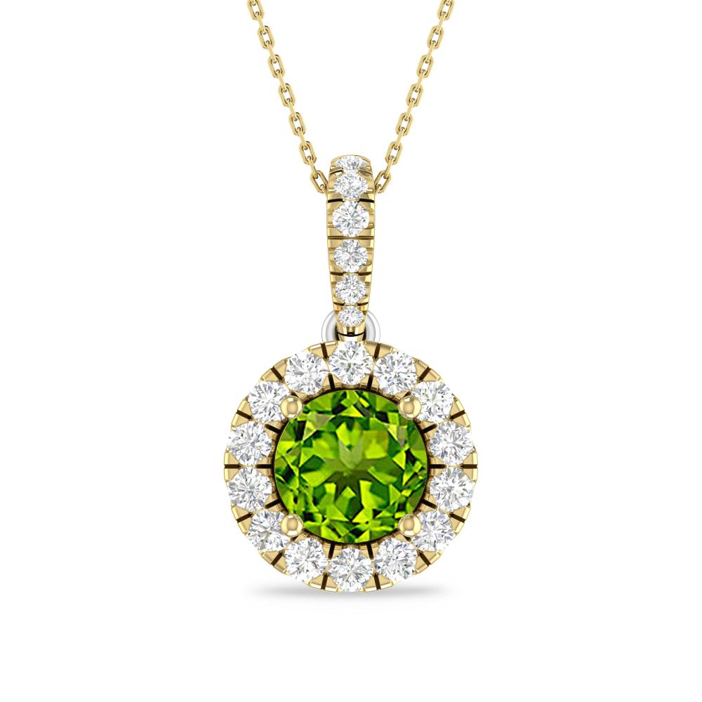 Yellow Gold/White Gold - Peridot