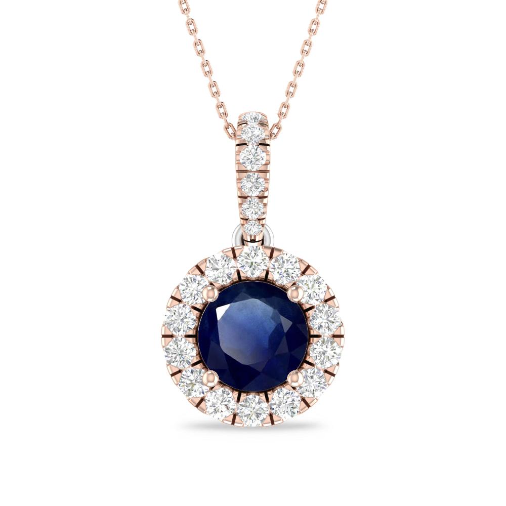 Rose Gold/White Gold - Sapphire
