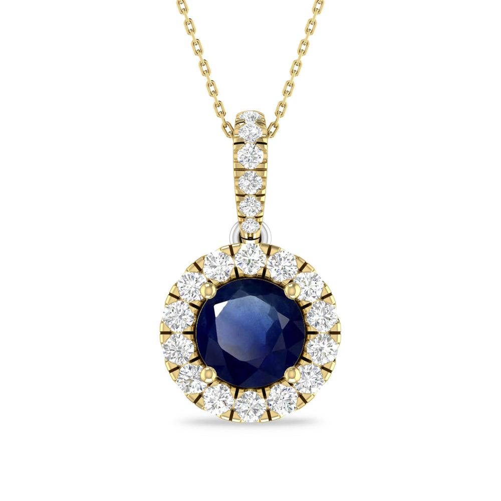 Yellow Gold/White Gold - Sapphire