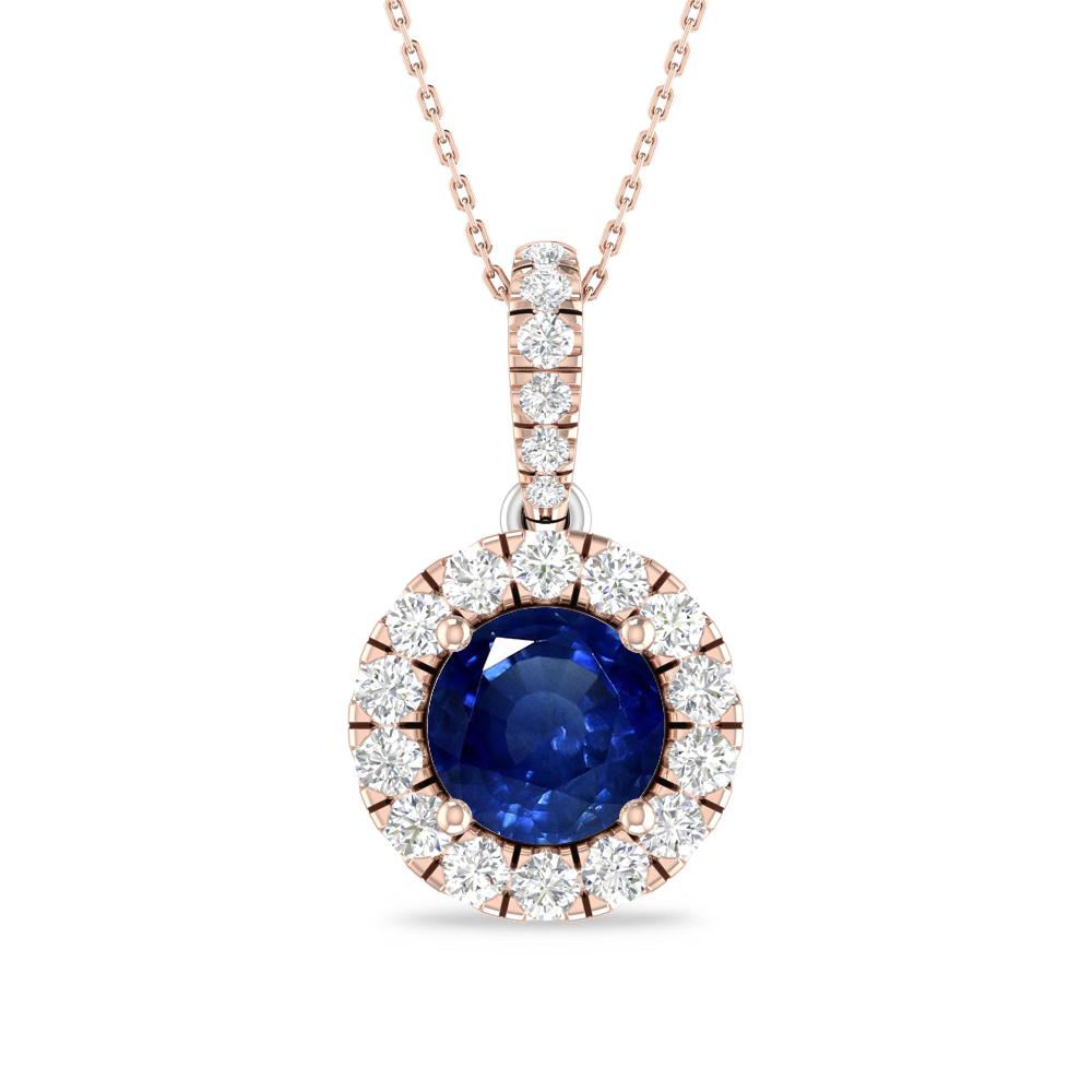 Rose Gold/White Gold - Sapphire