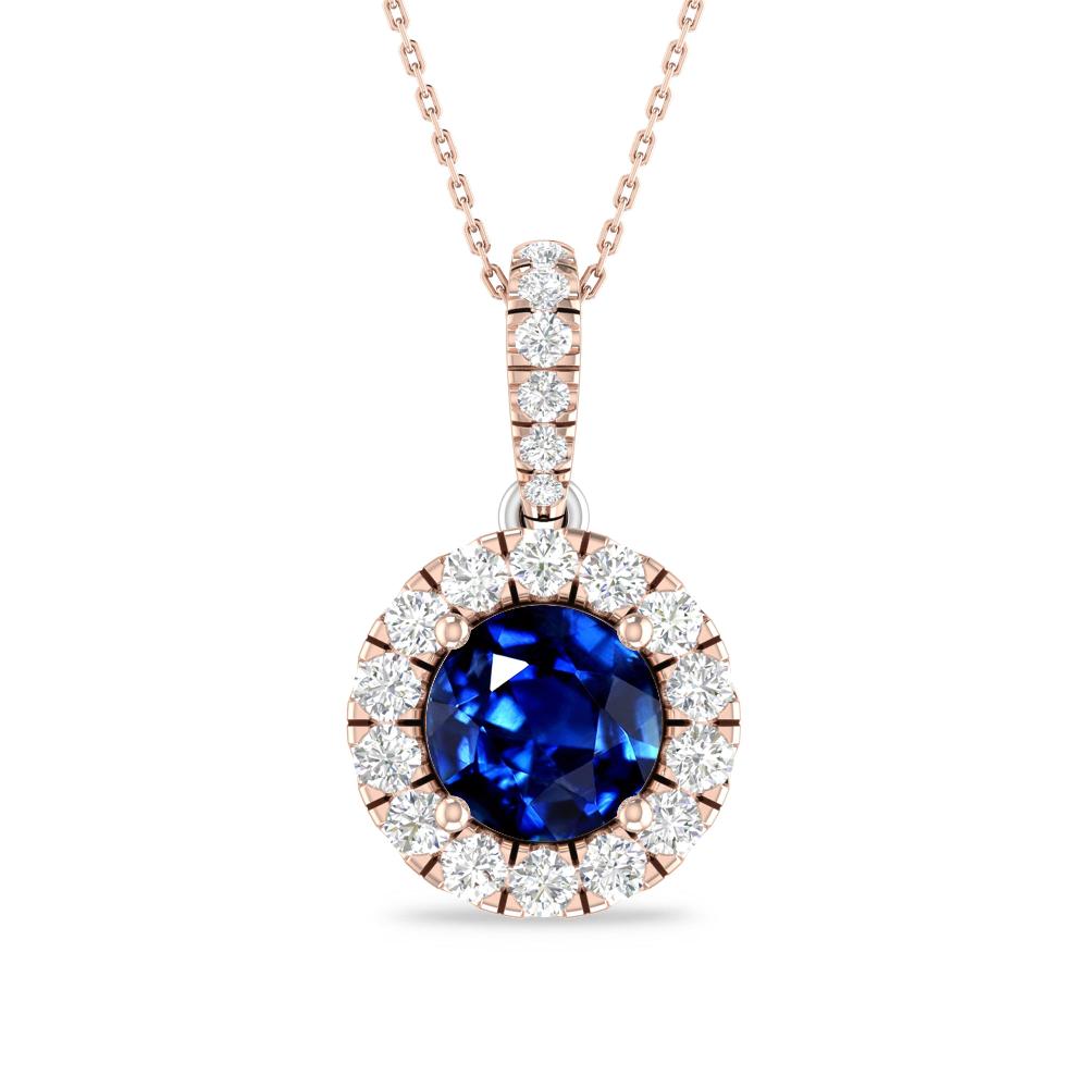 Rose Gold/White Gold - Sapphire