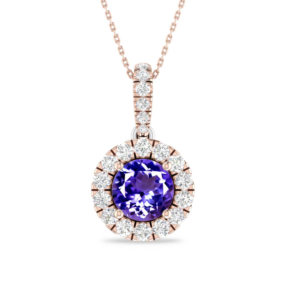 Rose Gold/White Gold - Tanzanite