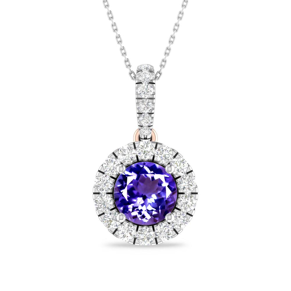 White Gold/Rose Gold - Tanzanite