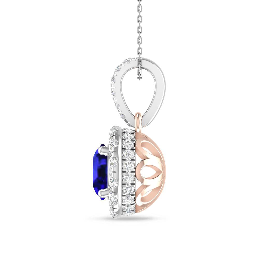 White Gold/Rose Gold - Tanzanite