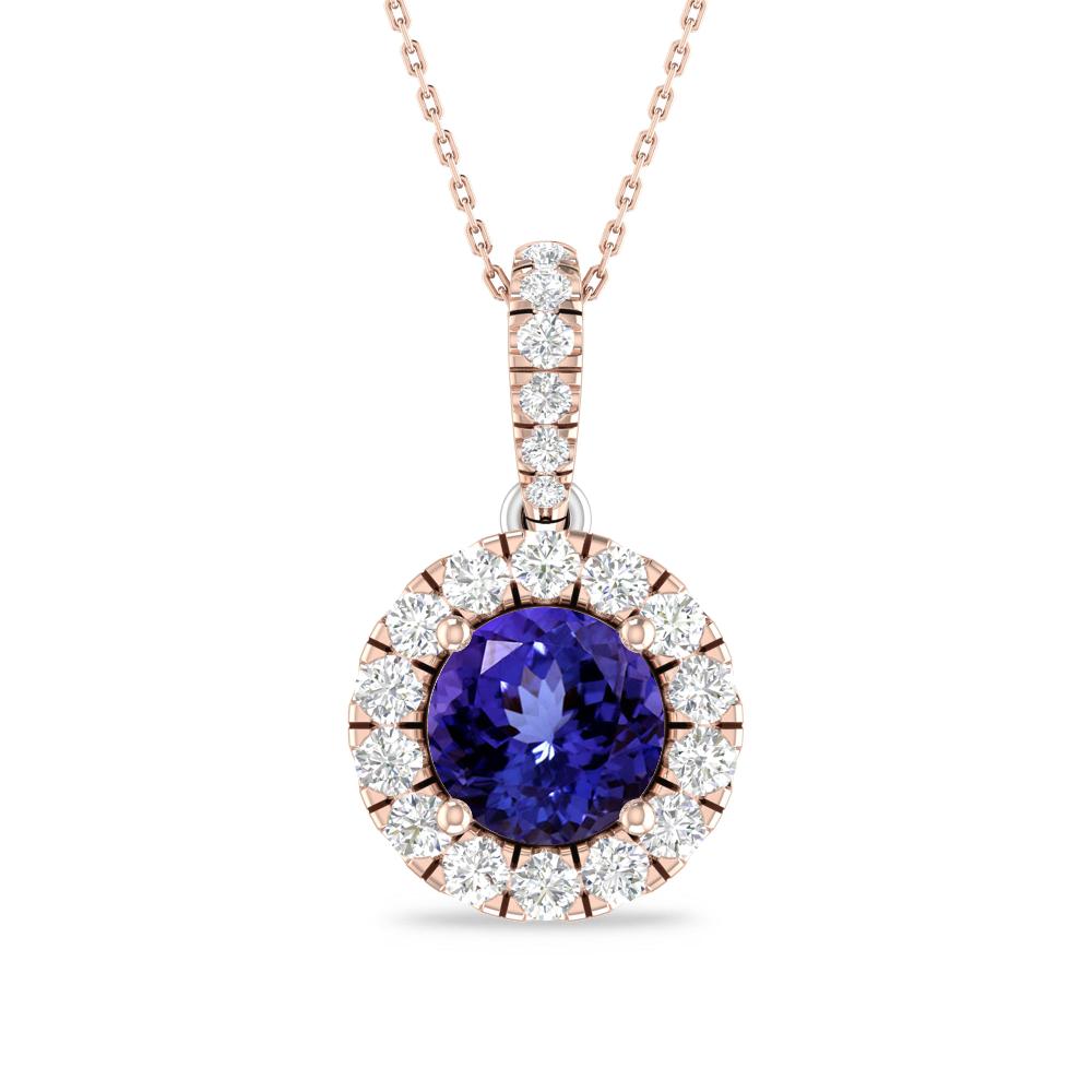 Rose Gold/White Gold - Tanzanite