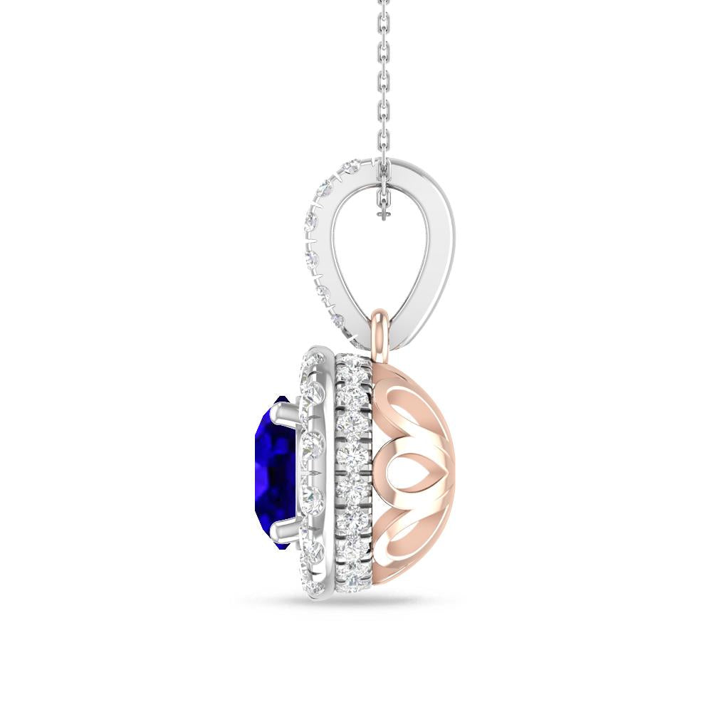 White Gold/Rose Gold - Tanzanite