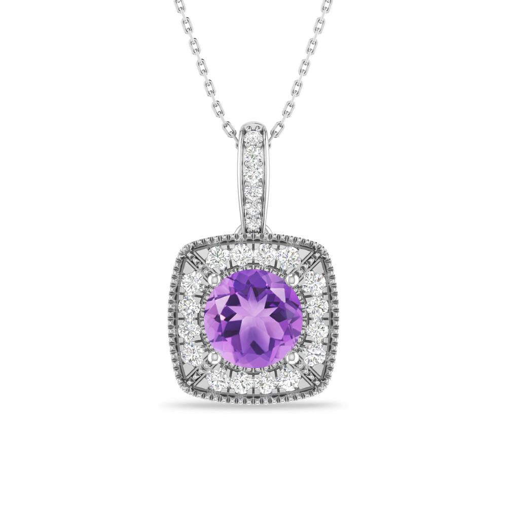 White Gold - Amethyst