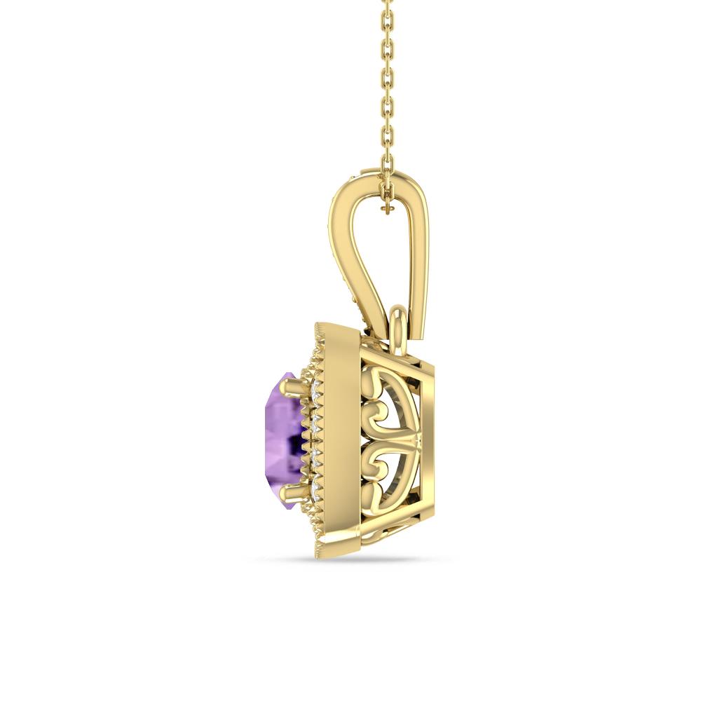 Yellow Gold - Amethyst
