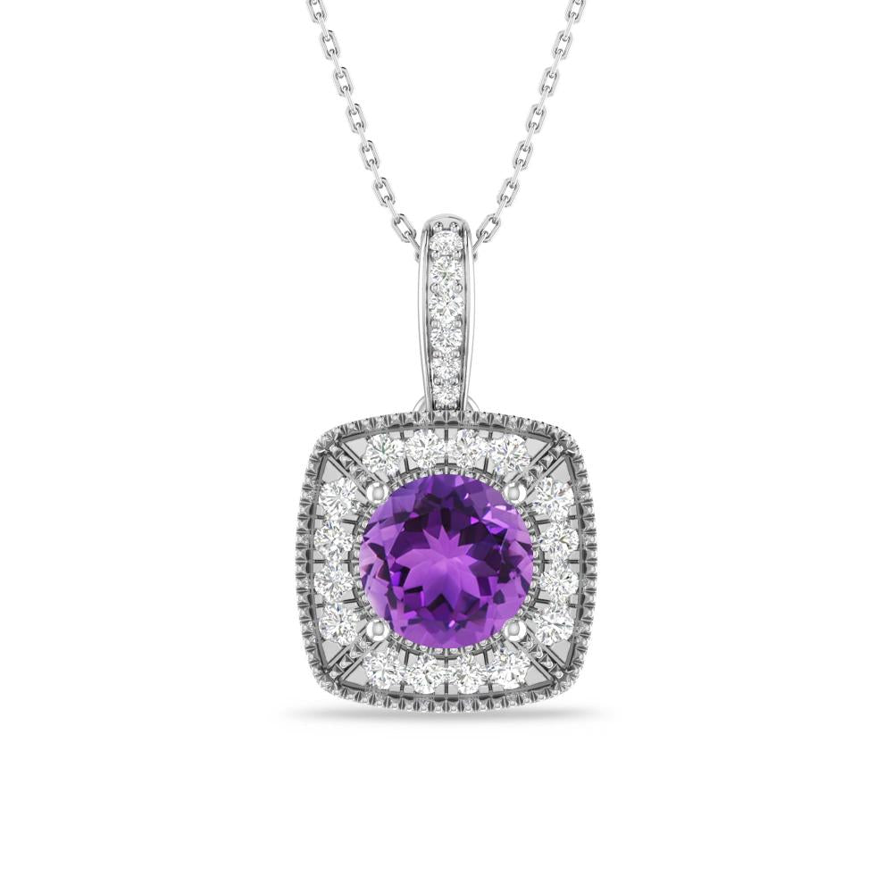 White Gold - Amethyst