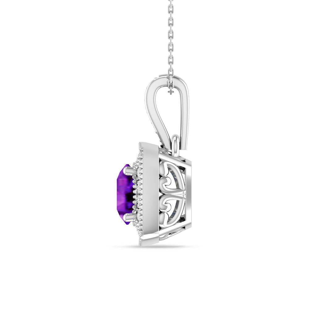 White Gold - Amethyst
