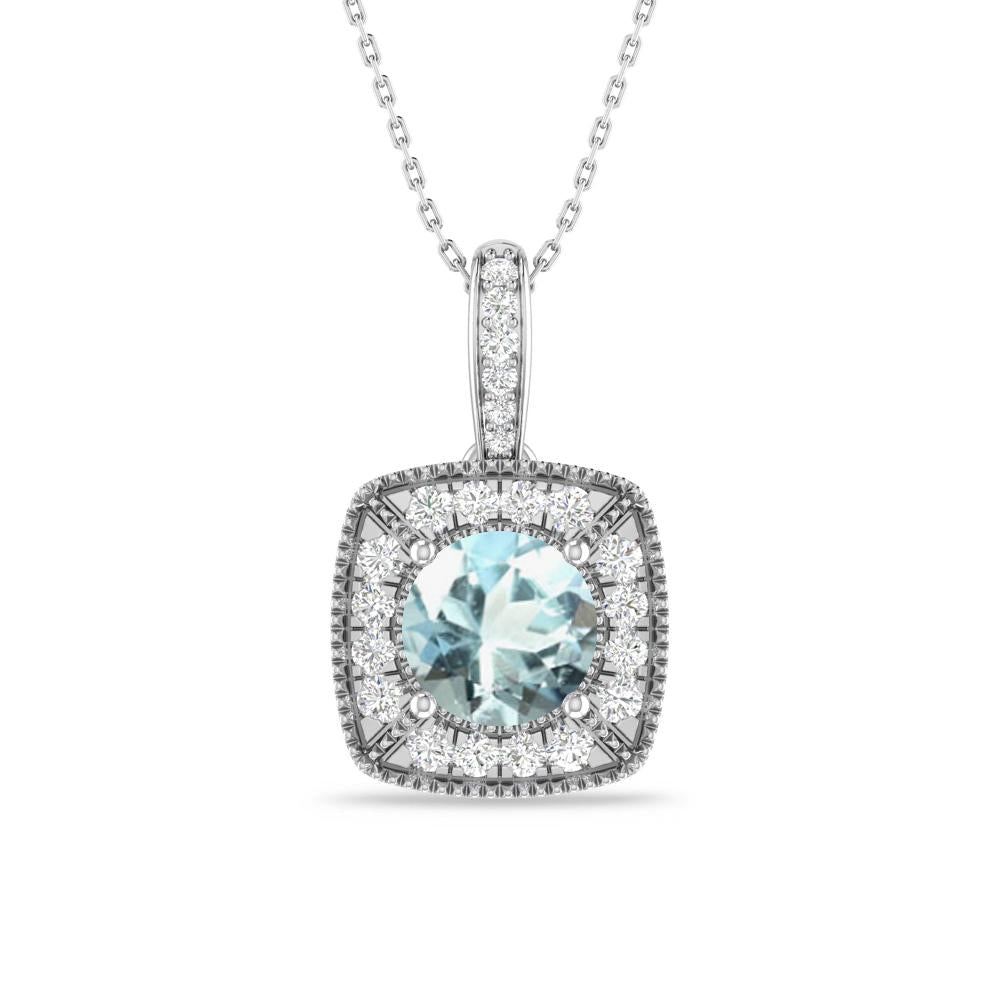 White Gold - Aquamarine