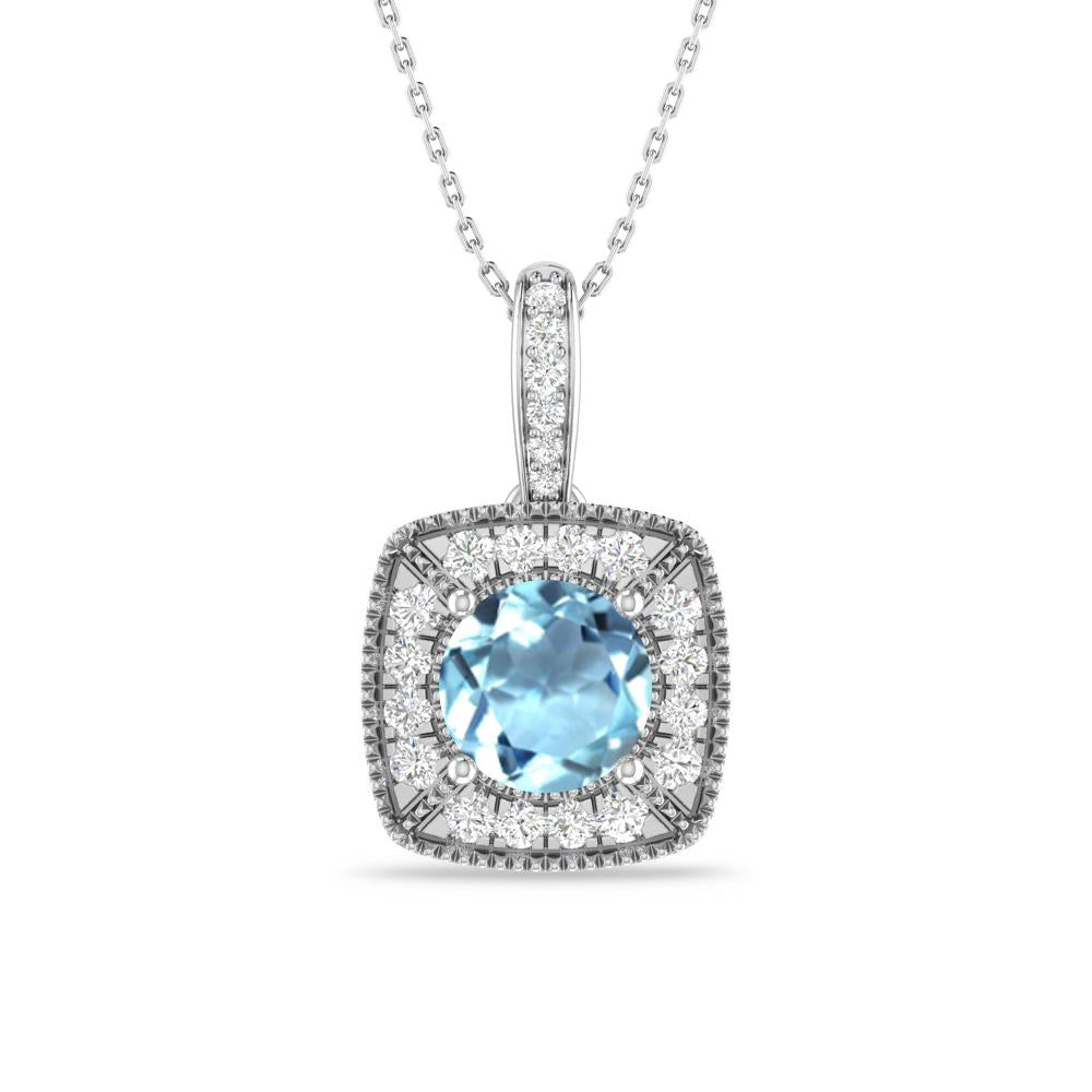 White Gold - Aquamarine