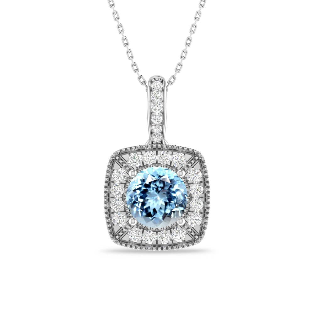 White Gold - Aquamarine