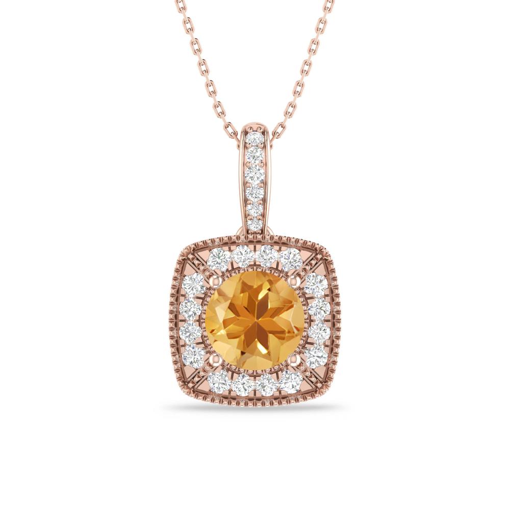 Rose Gold - Citrine