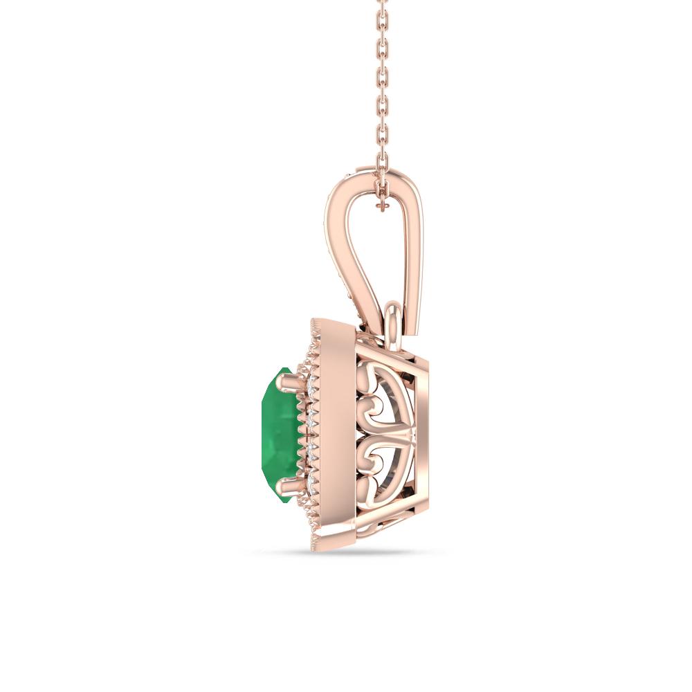 Rose Gold - Emerald