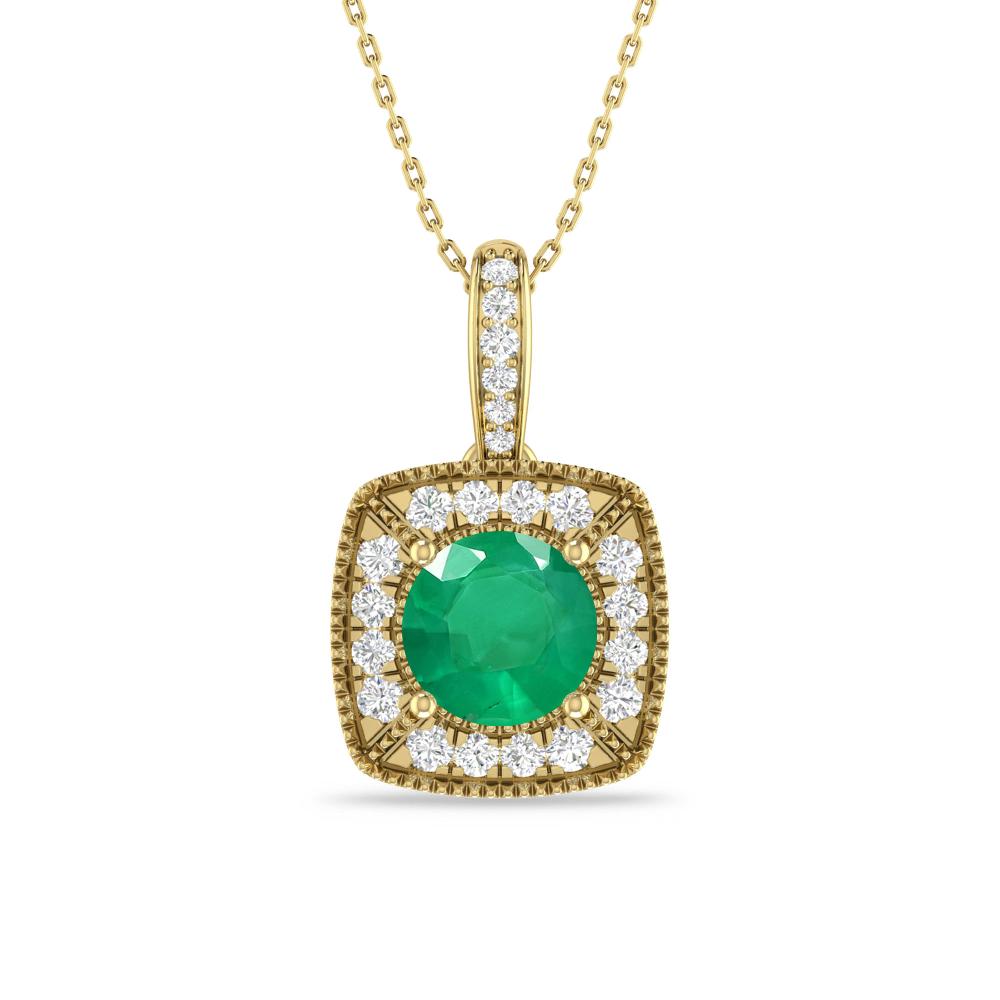 Yellow Gold - Emerald