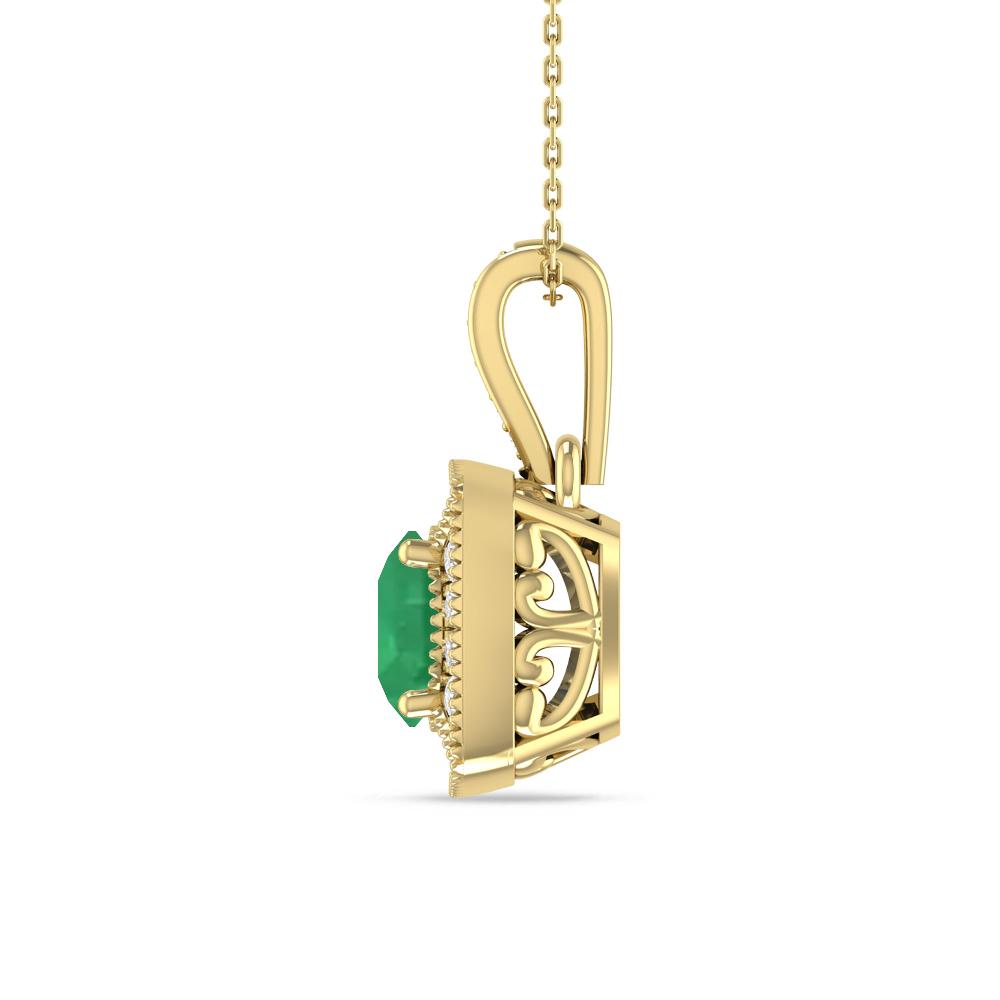 Yellow Gold - Emerald