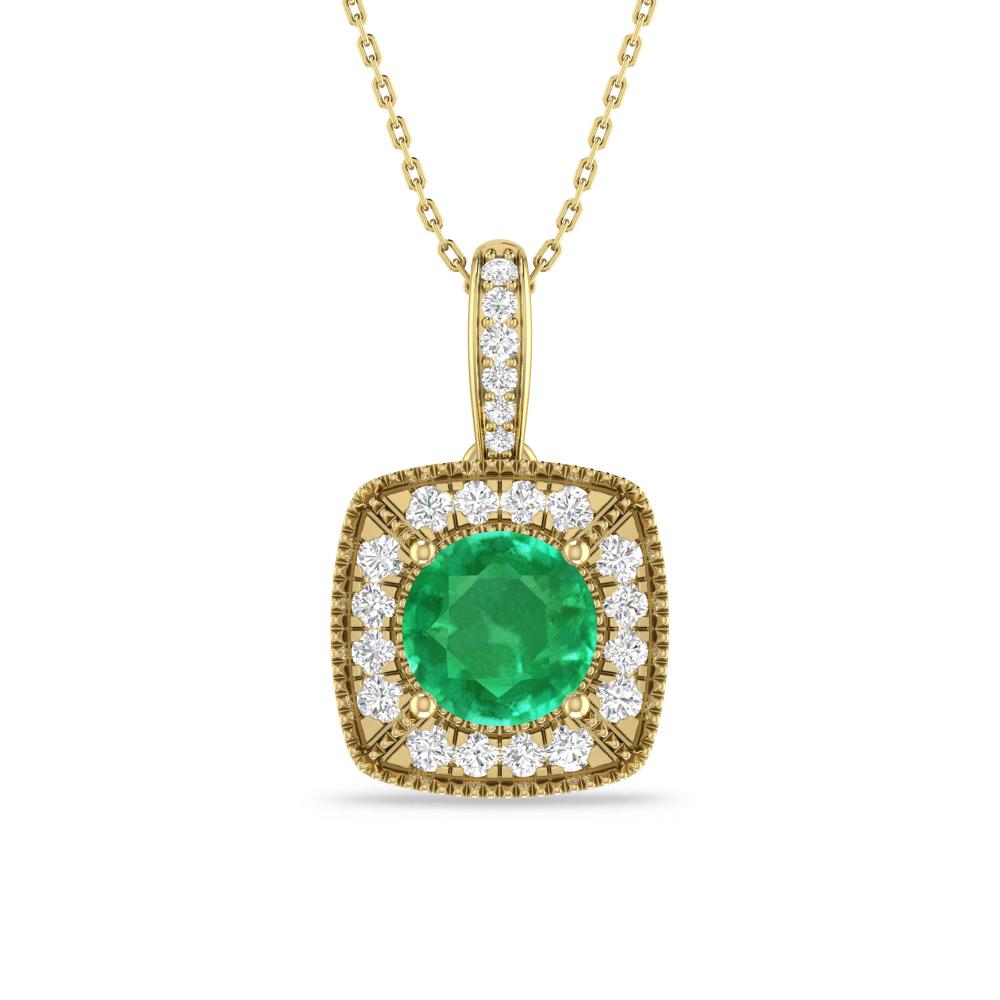 Yellow Gold - Emerald