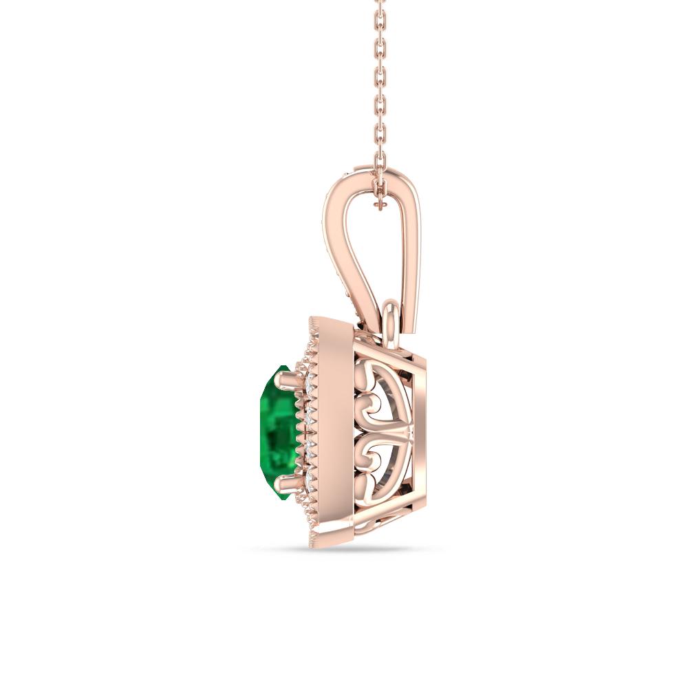 Rose Gold - Emerald