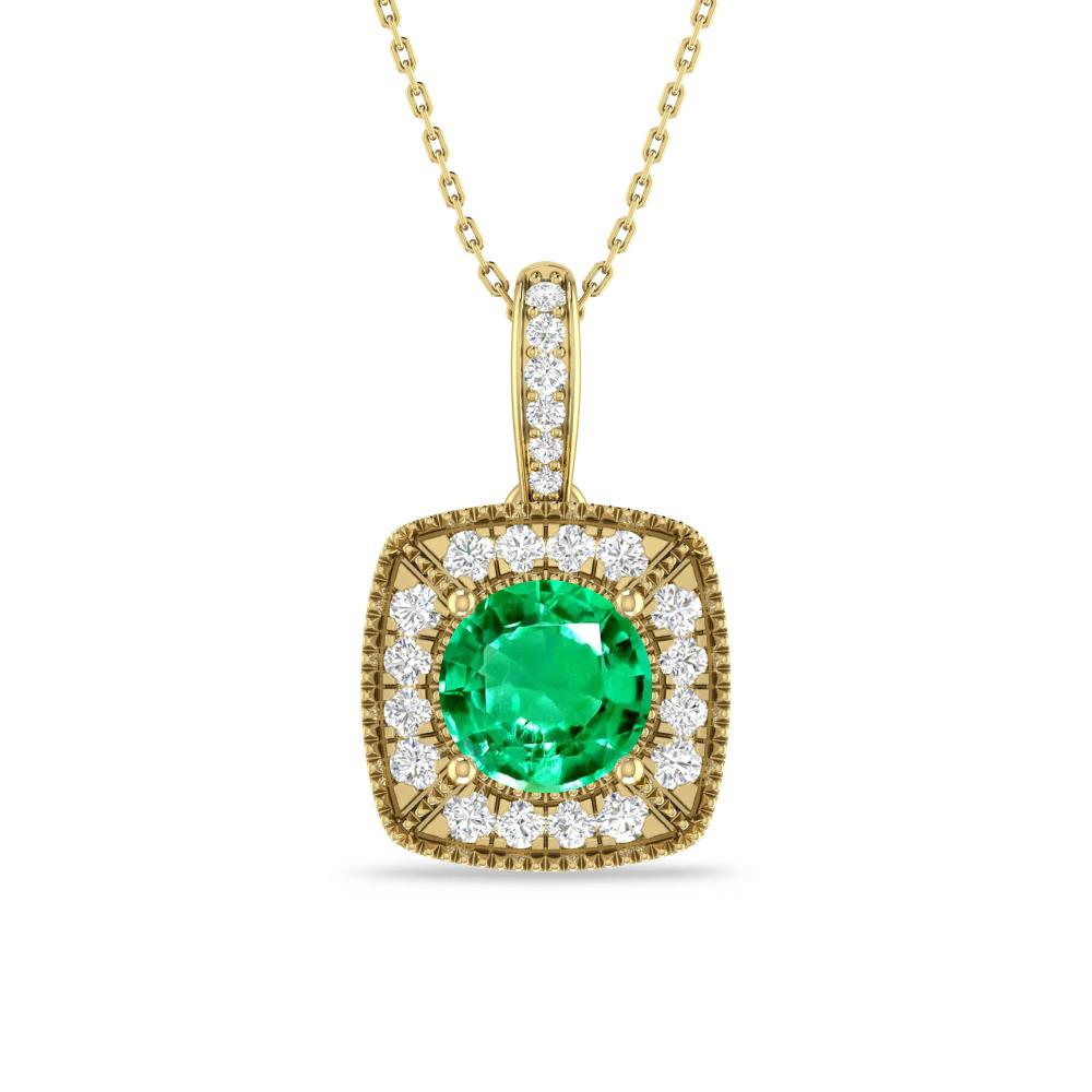 Yellow Gold - Emerald