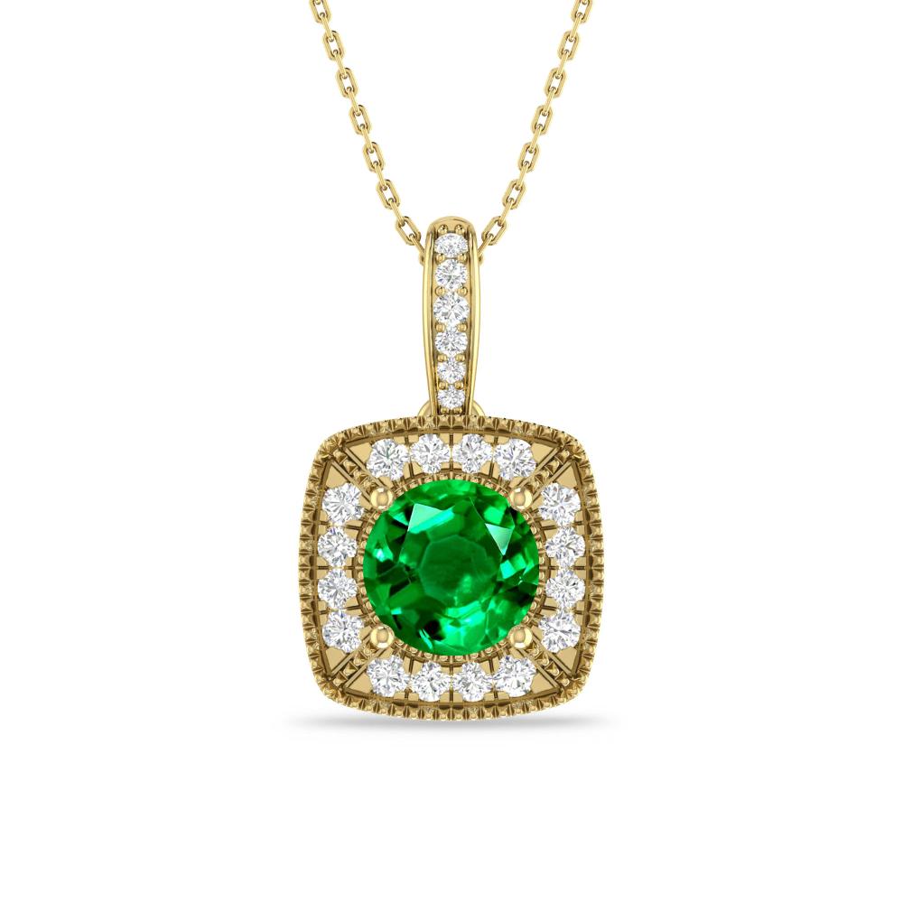 Yellow Gold - Emerald