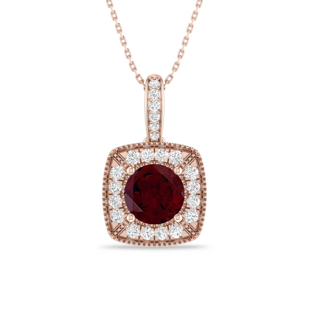 Rose Gold - Garnet