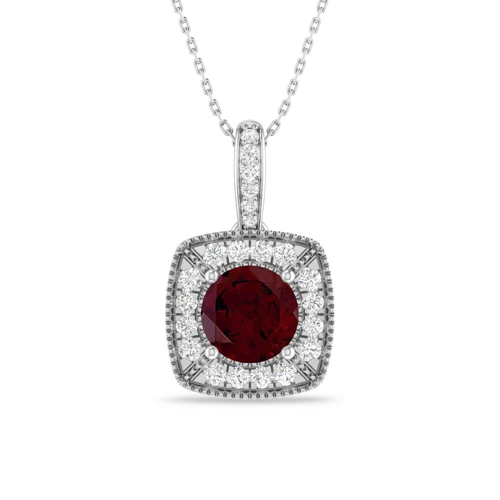 White Gold - Garnet