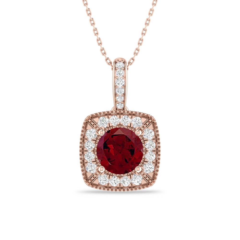 Rose Gold - Garnet