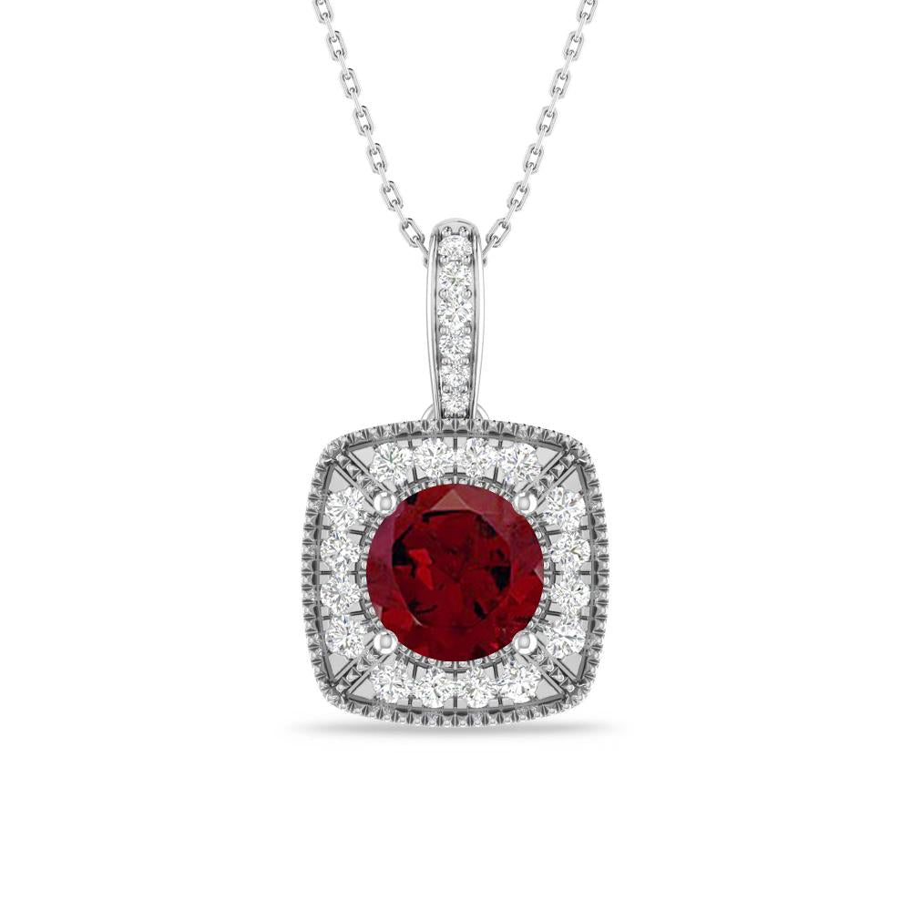 White Gold - Garnet