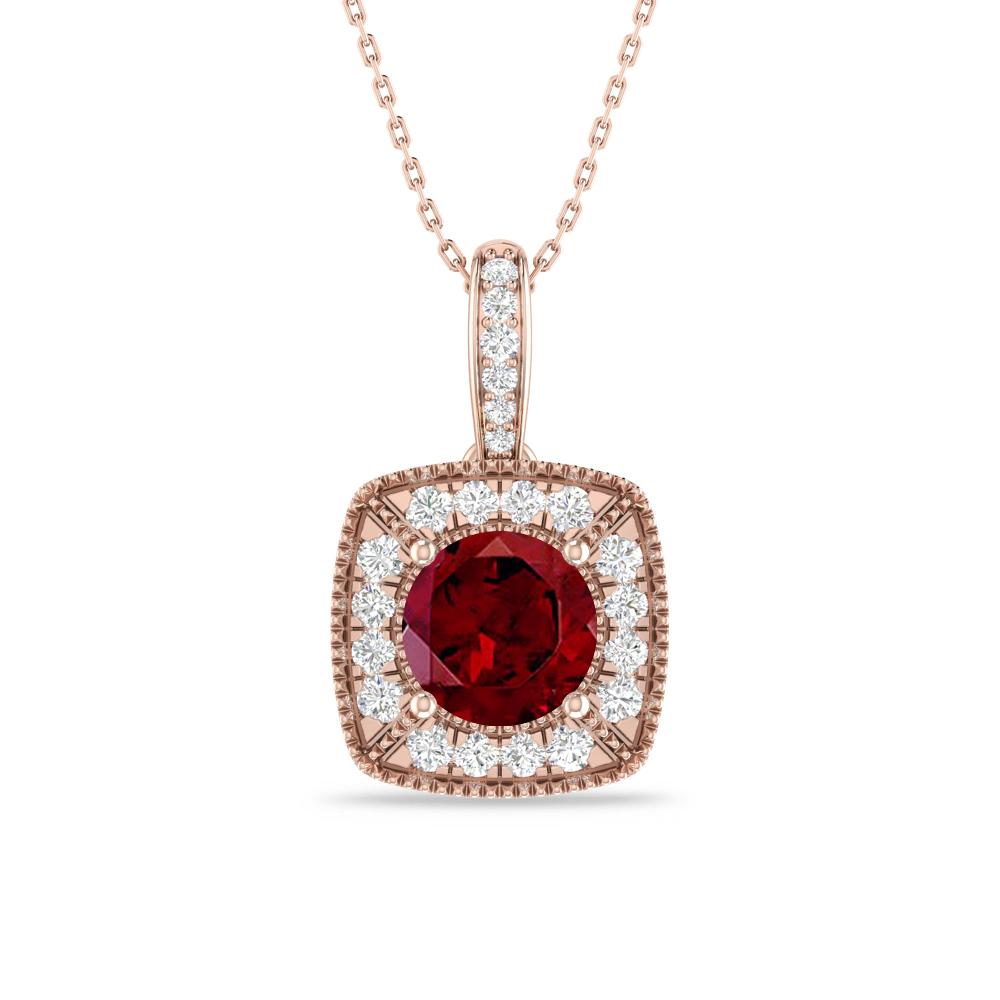 Rose Gold - Garnet