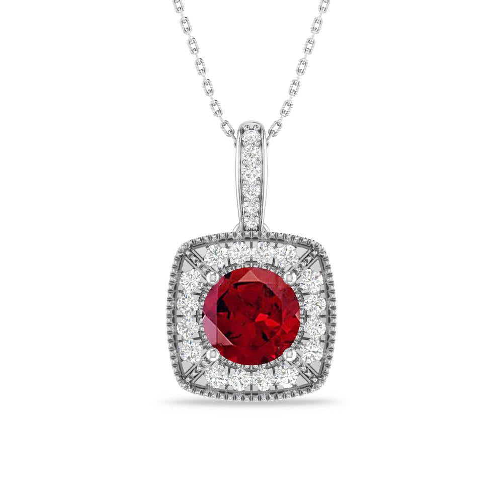 White Gold - Garnet