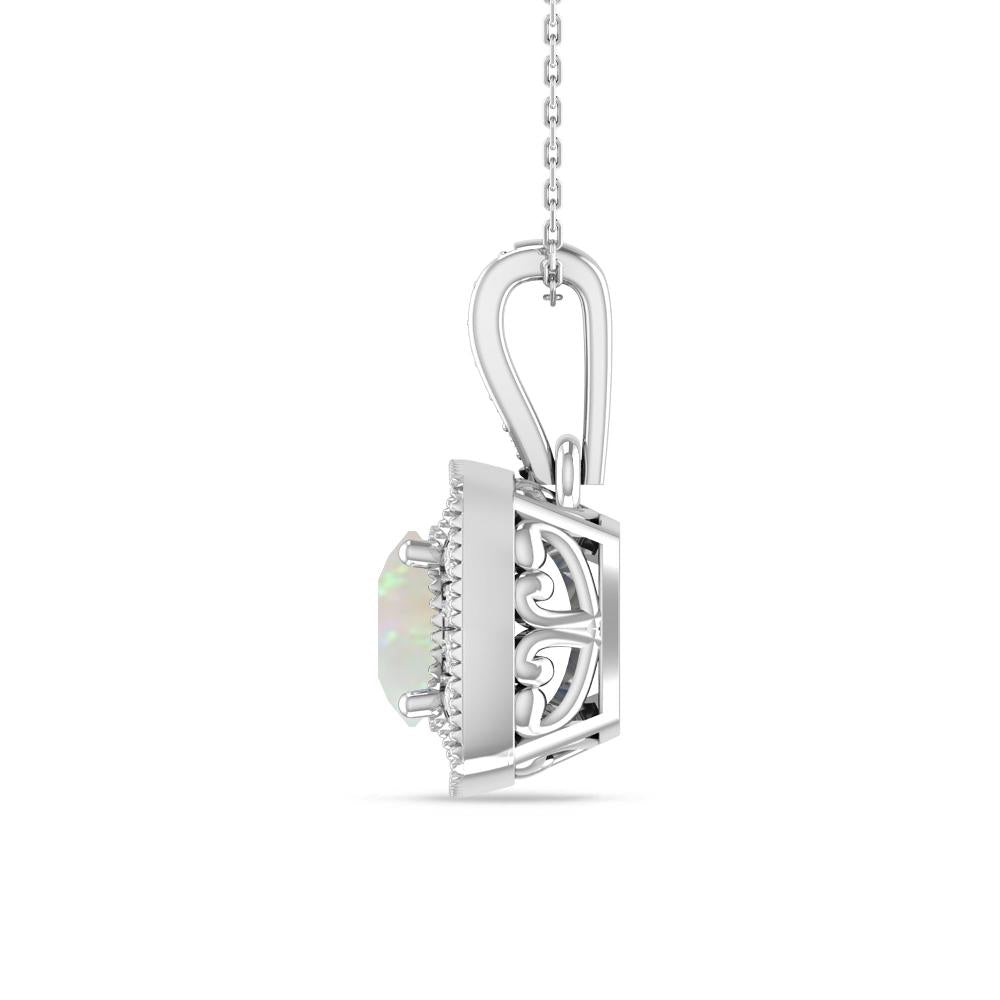 White Gold - Opal