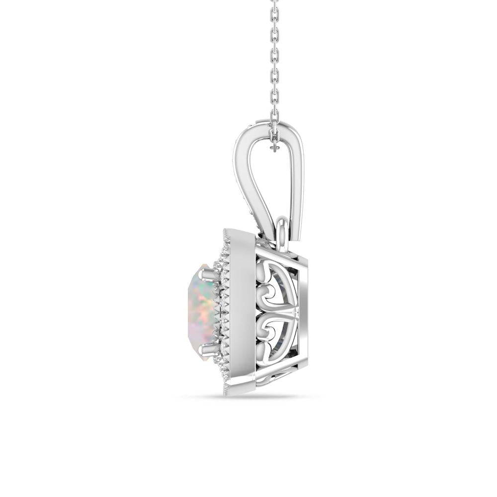 White Gold - Opal