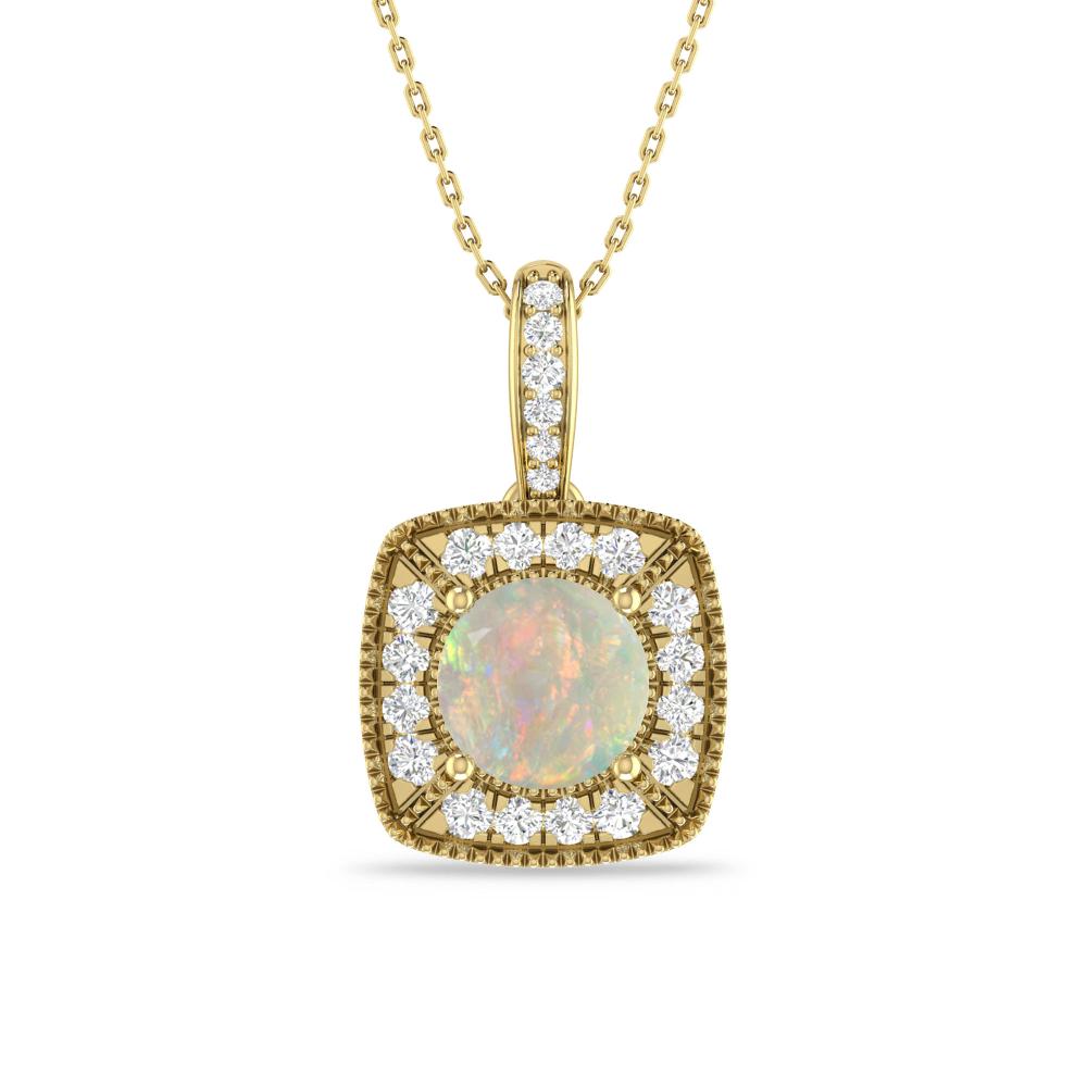 Yellow Gold - Opal