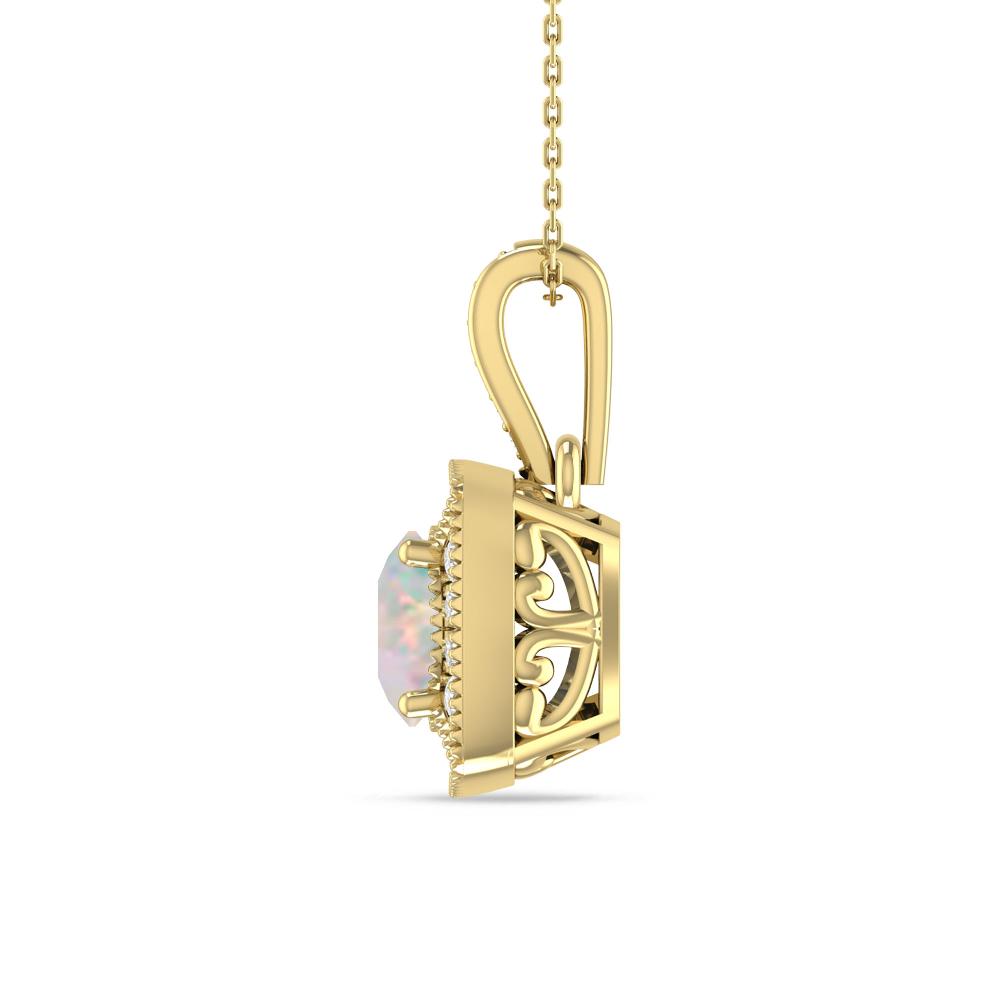 Yellow Gold - Opal