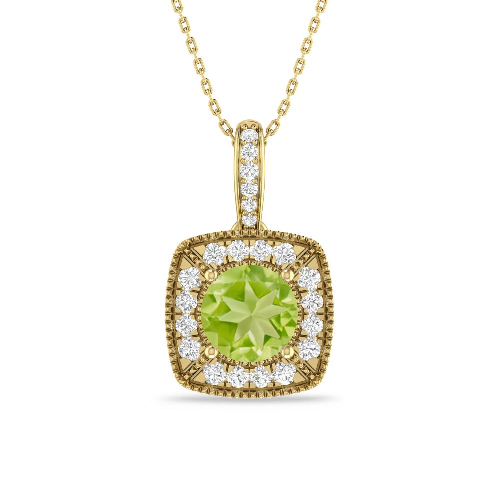 Yellow Gold - Peridot