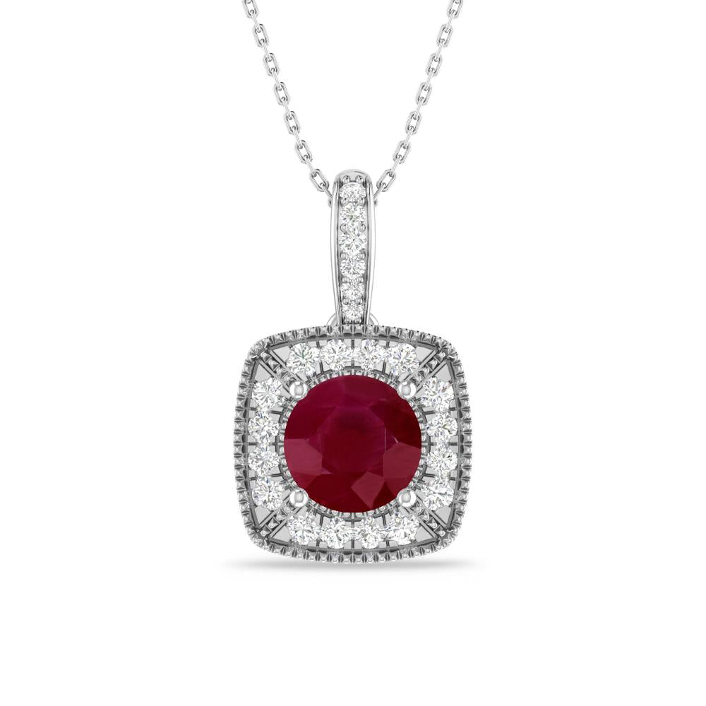 White Gold - Ruby