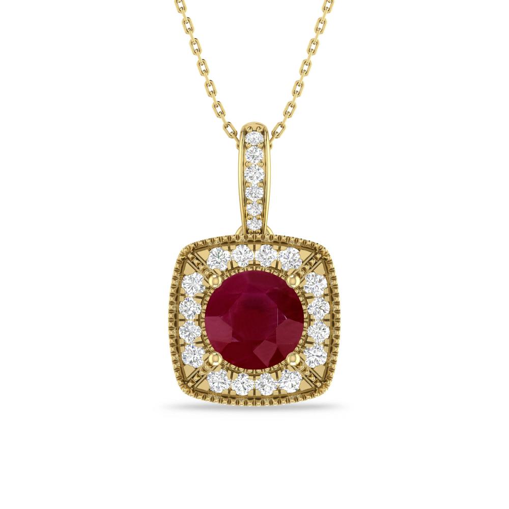 Yellow Gold - Ruby