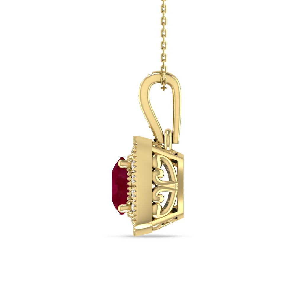 Yellow Gold - Ruby