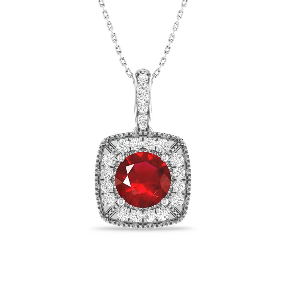 White Gold - Ruby