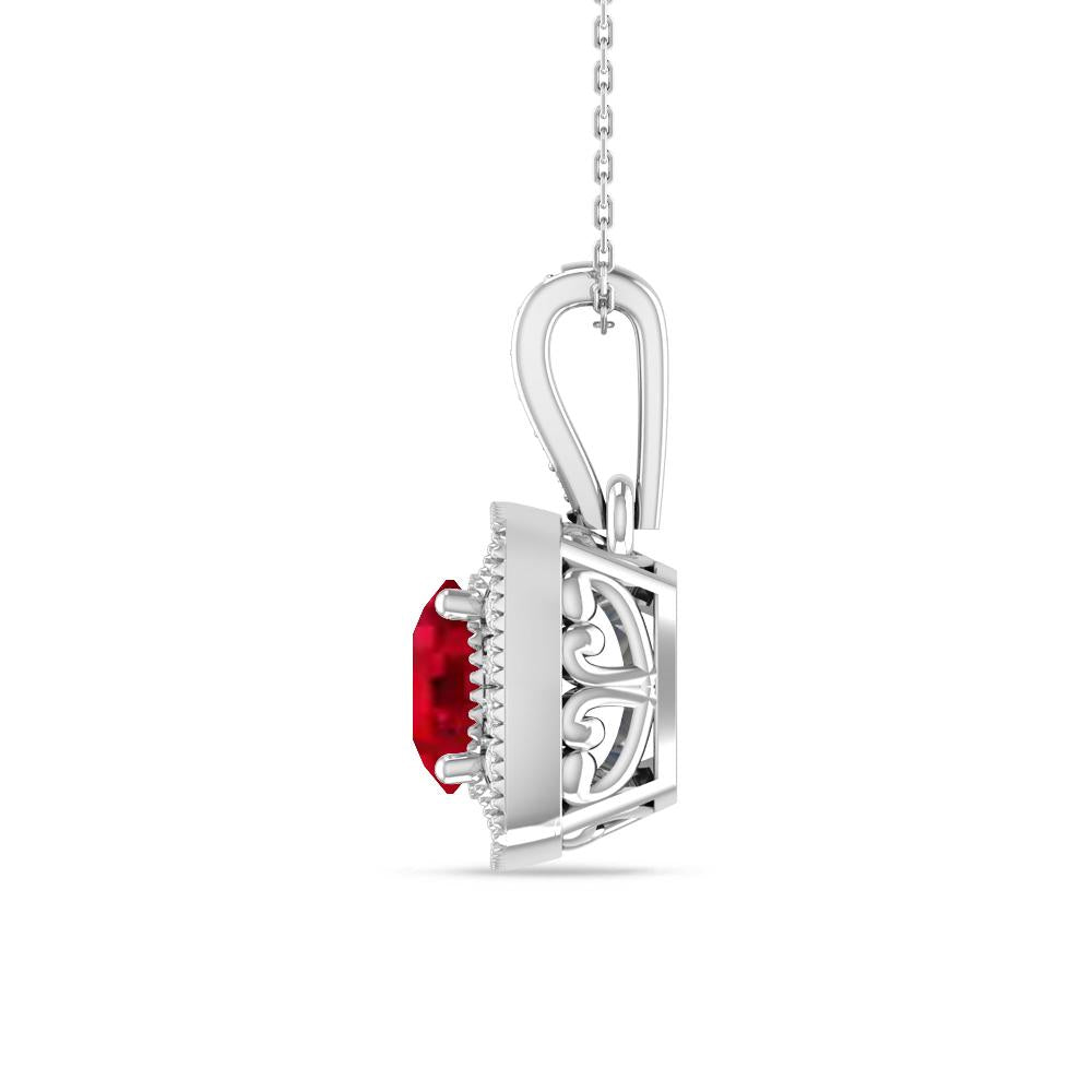 White Gold - Ruby