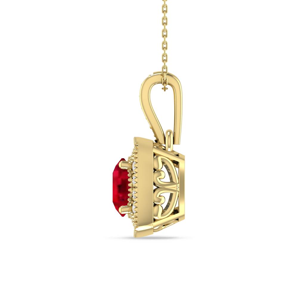 Yellow Gold - Ruby